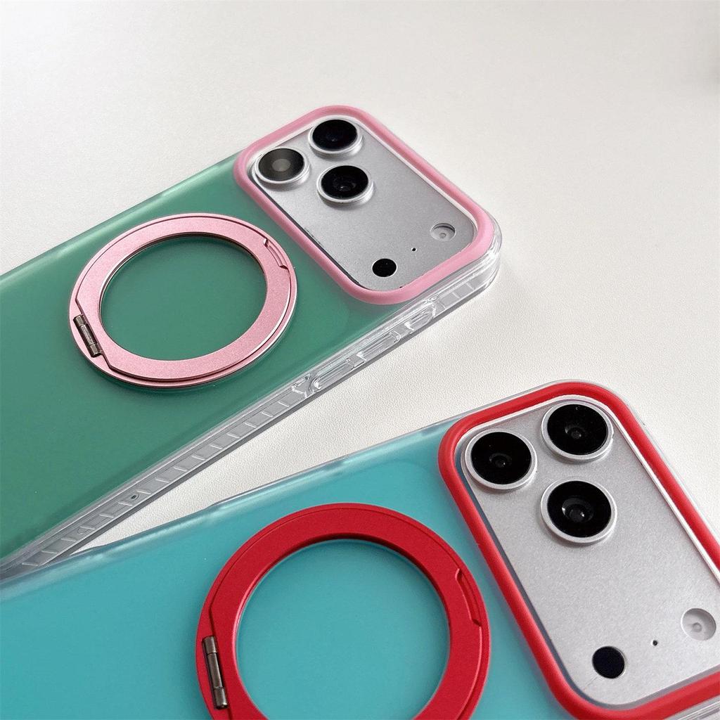 Магнитный вращающийся чехол-подставка для iPhone 17 Pro Max - Совместим с кнопкой камеры iPhone 16 Pro