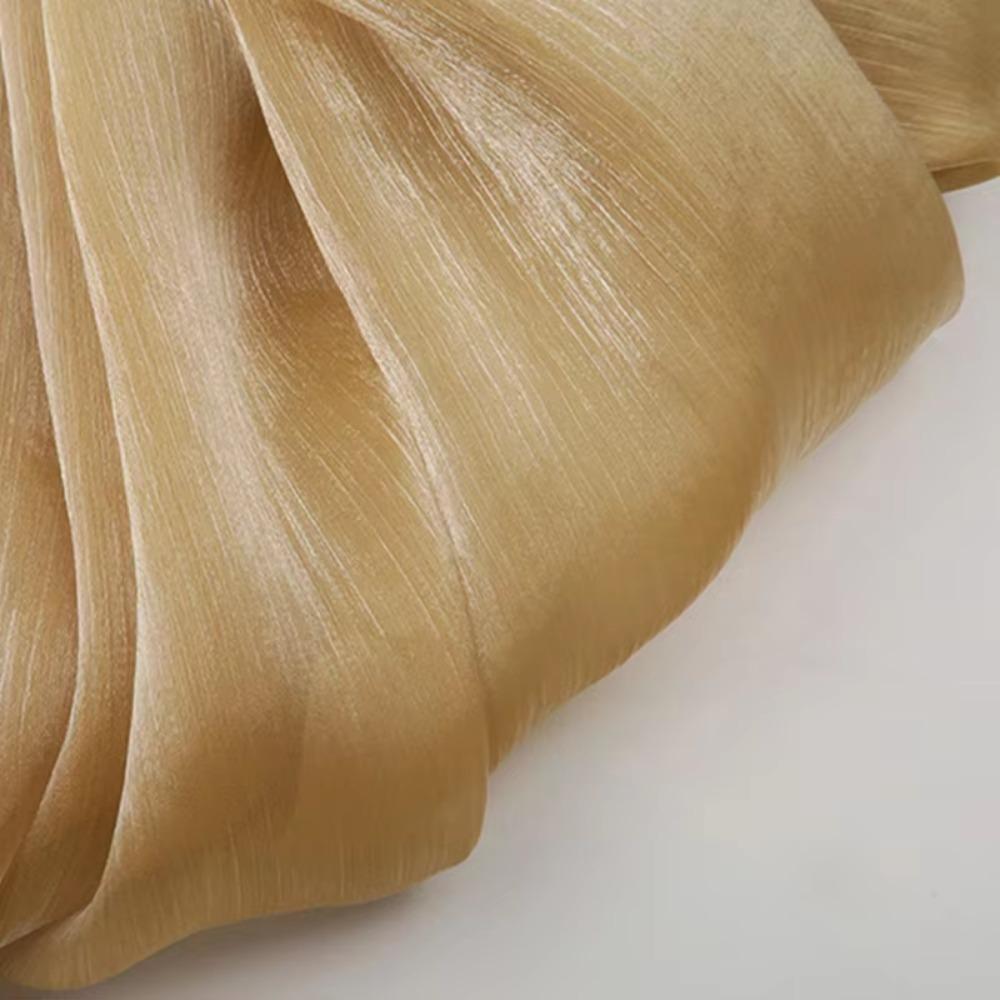 1m Hanfu Fabric DIY Wrinkled Fabric Romantic Style Organza Fabric  Wedding Decorative