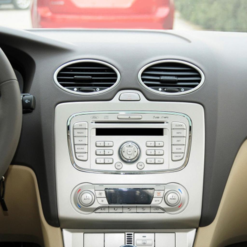 4 шт. Автомобильный кондиционер отделка выходного отверстия крышка украшения круг кольца наклейка автомобильный аксессуар для роскошного салона сенсорный