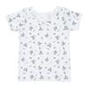 Sanrio Quilted Short Sleeve Undershirt Set with Name Label Product Number 213152 Kids' (2 Pieces), Kuromi, 120cm, Inside,