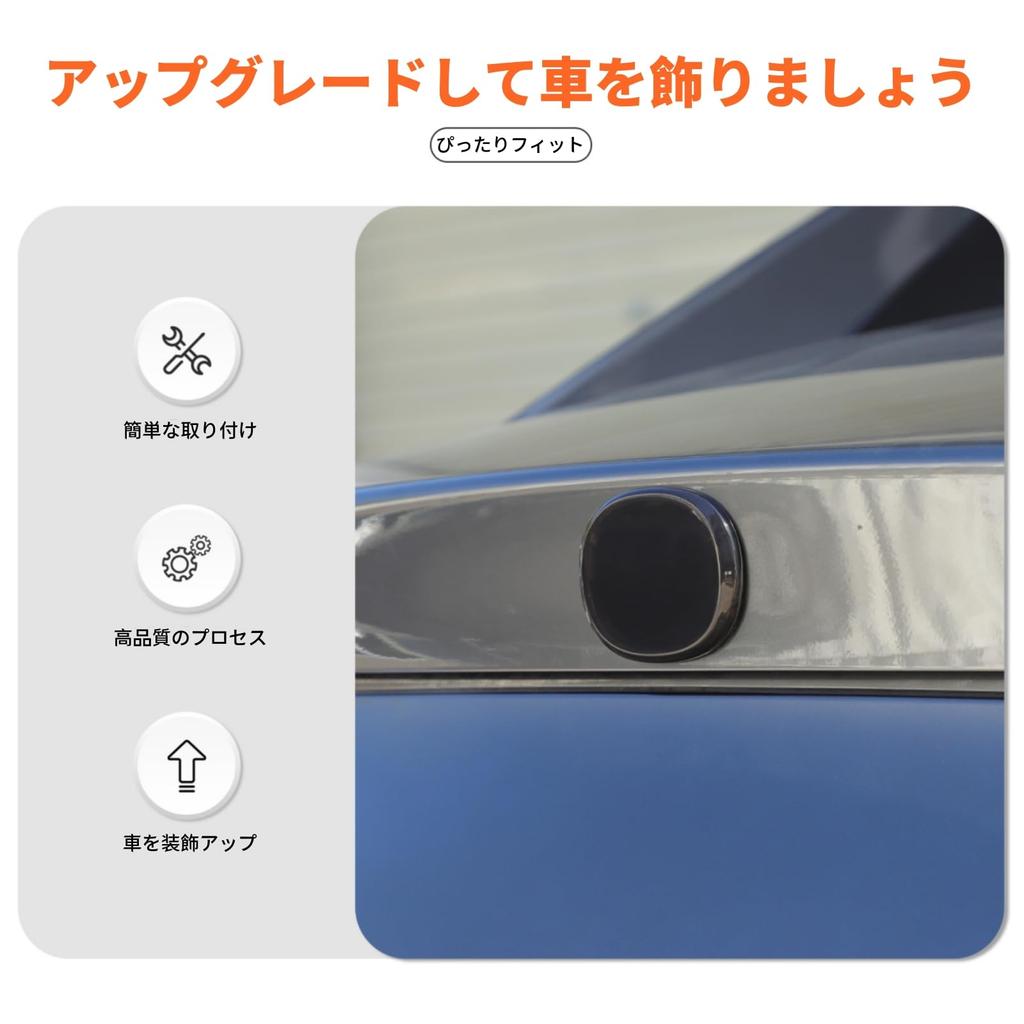 Mazda Emblem Front and Rear Decorative Emblem Logo Protection Front and Rear Logo Logo Ring Decorative Exterior Car Smoke Set of 2 MX-5 (2016-Present)