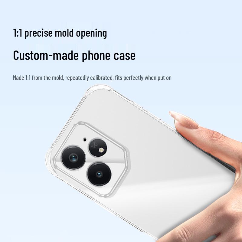 Прозрачный чехол для RealMe GTneo7: Neo7se/Neo7x/Neo7Turbo Угловые подушки безопасности Защита от падения