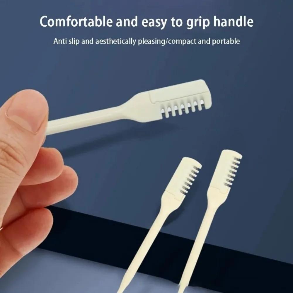 5PCS/10PCS Double Sided Nose Hair Trimmer 360 Degree Nose Hair Scraper Hair Removal