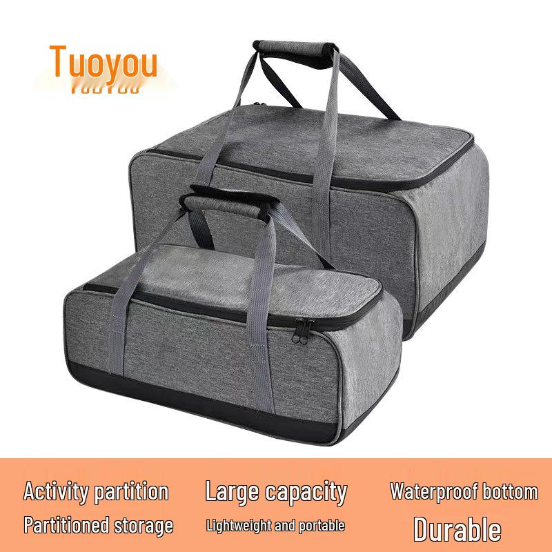 Portable Camping Cookware Set with Storage Bag for Outdoor Picnic