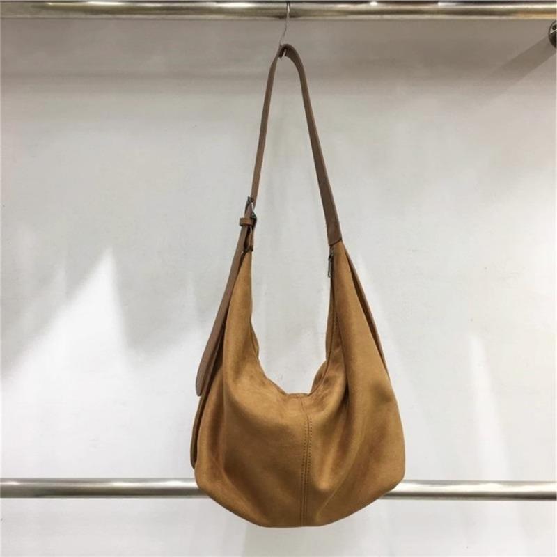 Сумка нишевого дизайна большой вместимости, ретро повседневная сумка через плечо с одним плечевым ремнем, модная сумка-тоут