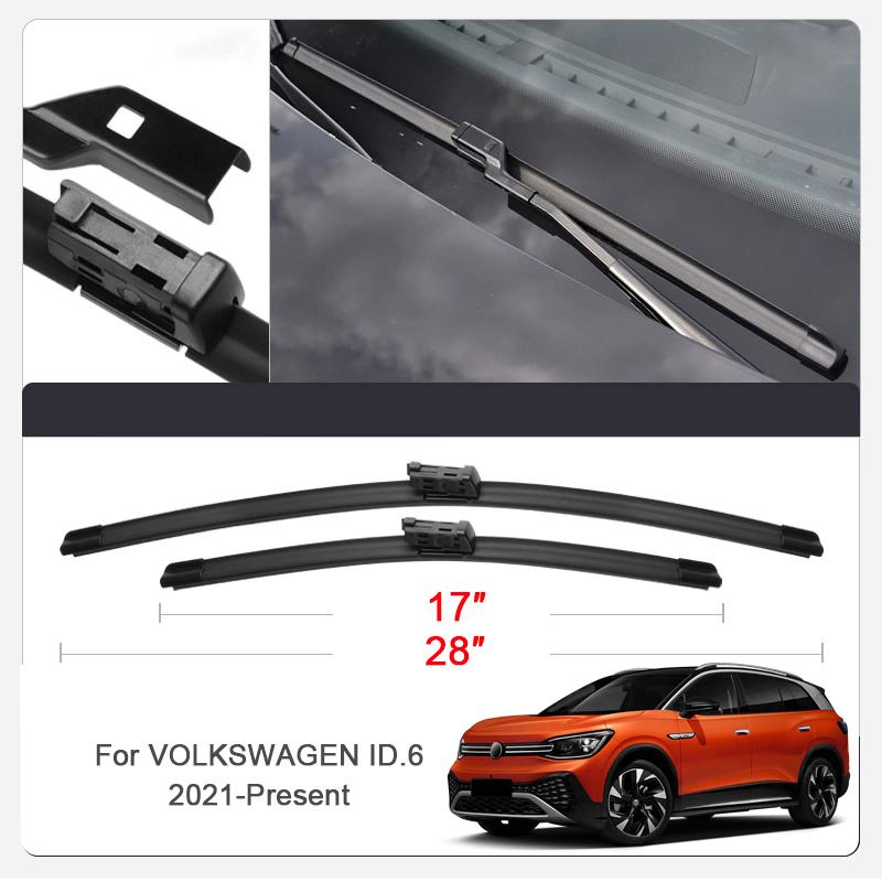 2шт автомобильные лезвия резиновые дворники для лобового стекла Volkswagen Altas Teramont Golf ID.3 ID.4 ID.5 ID.6 ID.7 JETTA TAOS T-CROSSTOUAREG
