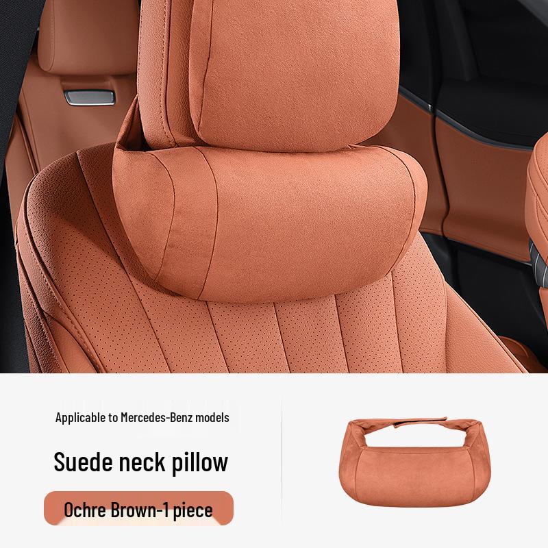 Подушка для подголовника, шеи и поясницы Mercedes-Benz для сидений автомобилей GLC260, C-Class, E300, LS