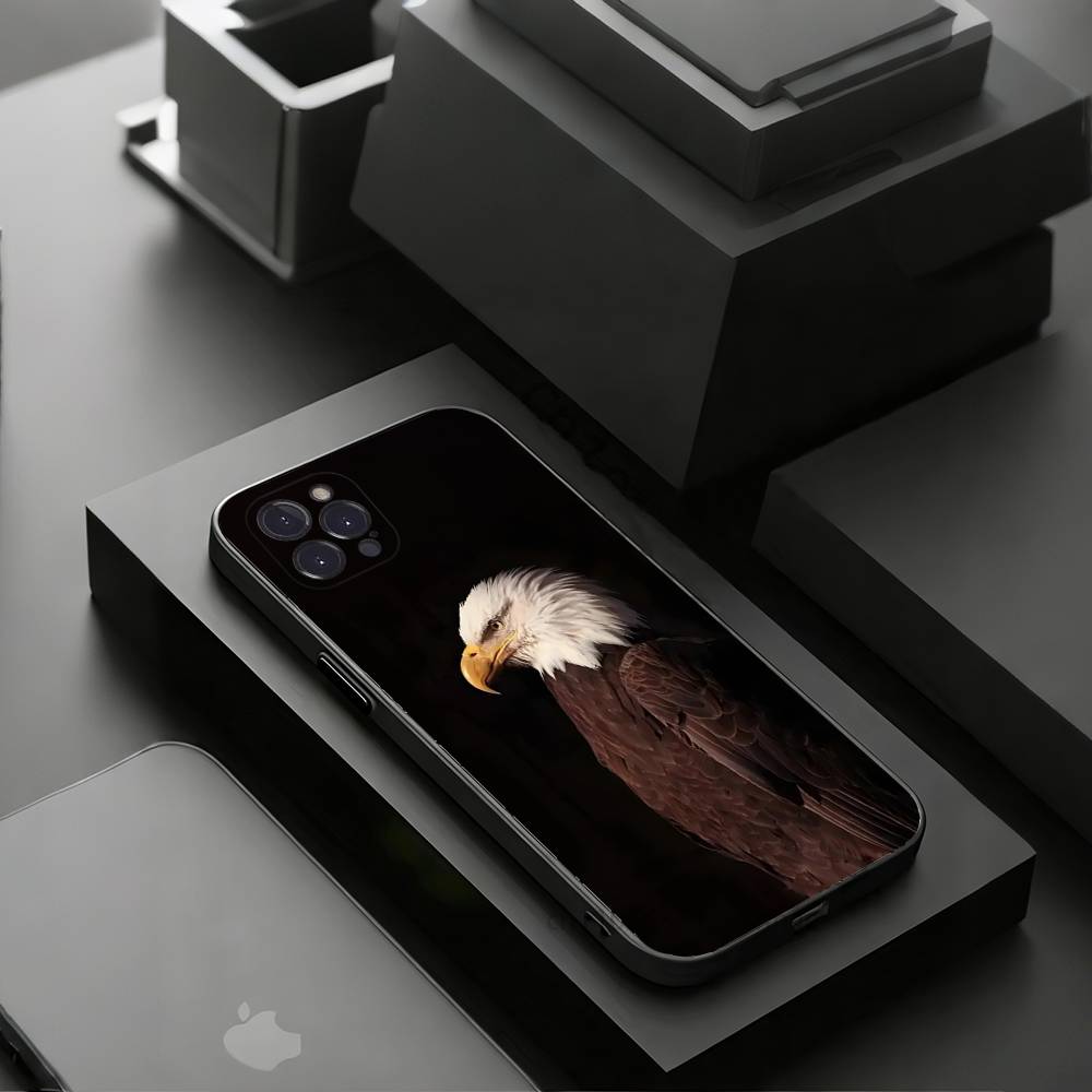 Крутой чехол для телефона с изображением орла для iPhone 11Pro 13 12 11 Pro Max 16e 17 Air 16 15 14 Plus 11ProMax