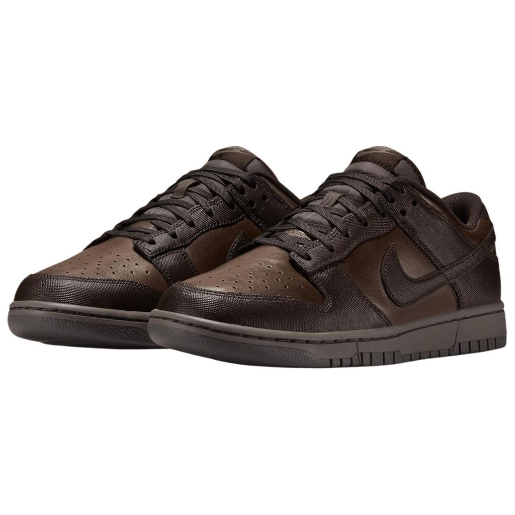 Nike Кроссовки Dunk из износостойкого материала Низкие кеды для скейтбординга Унисекс Коричневый Черный HQ1979-001