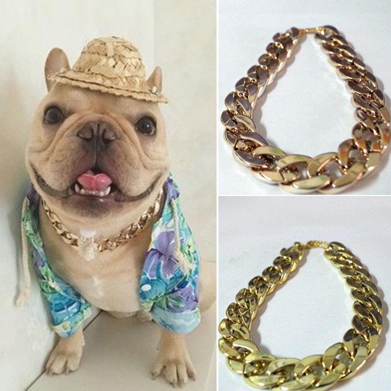 Cat Pet Accessories Chain Sale Collar 36cm Pet Accessories Cool Punk Adjustable Dog Jewelry Accessory