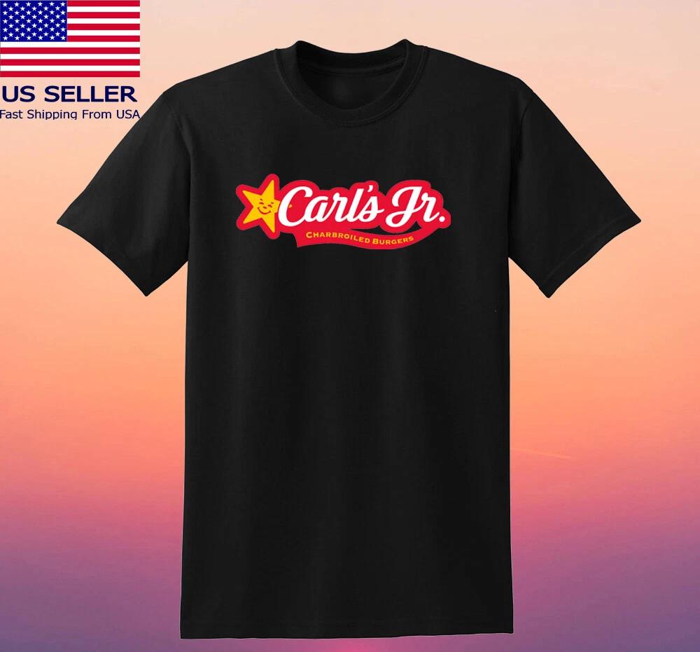 Carl's Jr Burgers Men's Black Size S-5XL