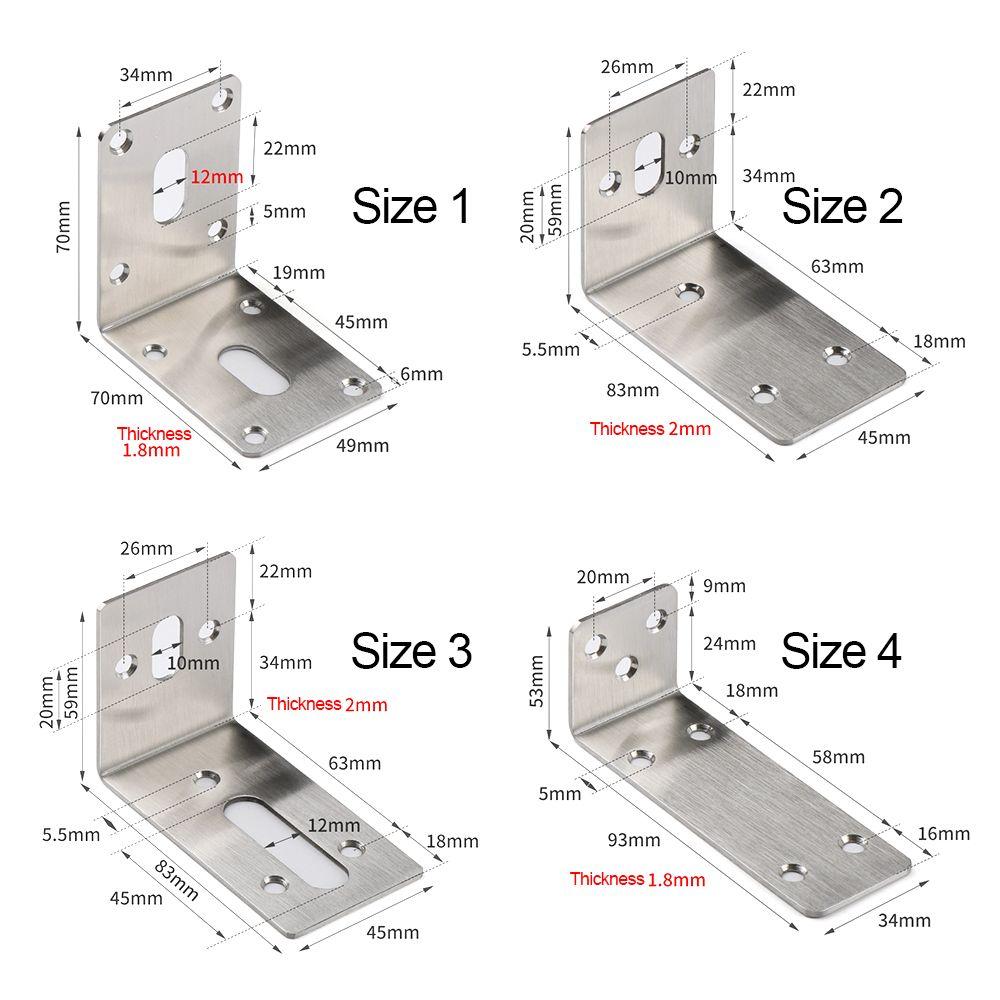 Угловая пряжка Укрепляющие кронштейны Крепеж для стойки Защитный угол Код углового ограждения