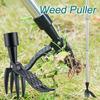 Standing Root Remover Outdoor Weeder Portable Manual Garden Lawn Long Handled Stand Up Weed Puller Lightweight with Foot Pedal