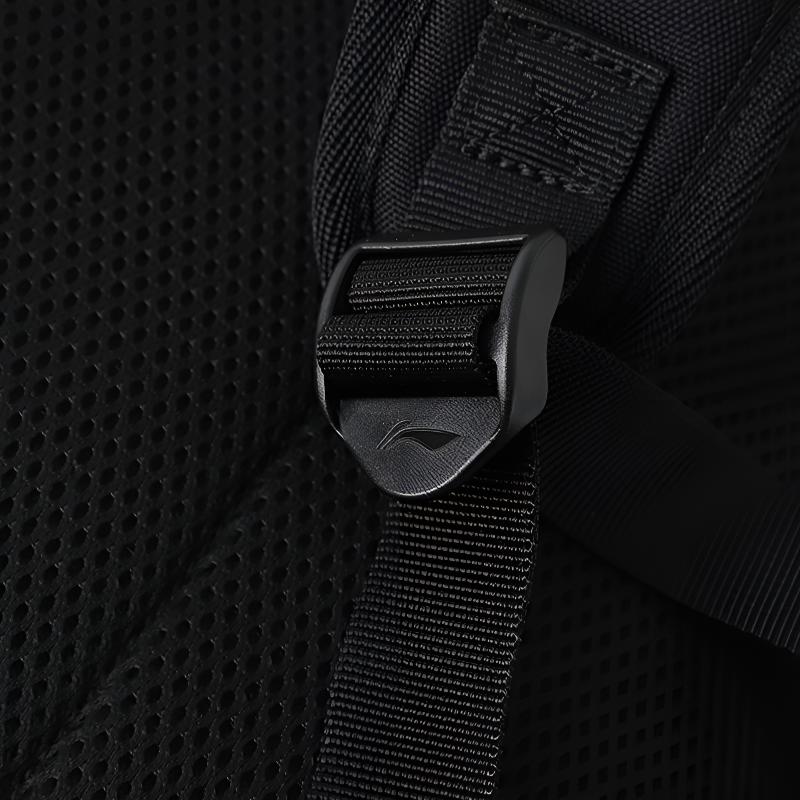 Li Ning Polyester Backpack Regular Unisex Black ABSV485-2
