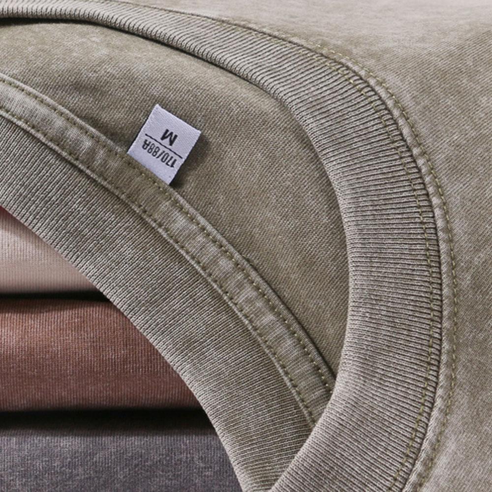 American Style Men's Women's Oversized High Quality Vintage Retro 100% Cotton Short Sleeve T-Shirts Tops Blouse For Men Streetwear