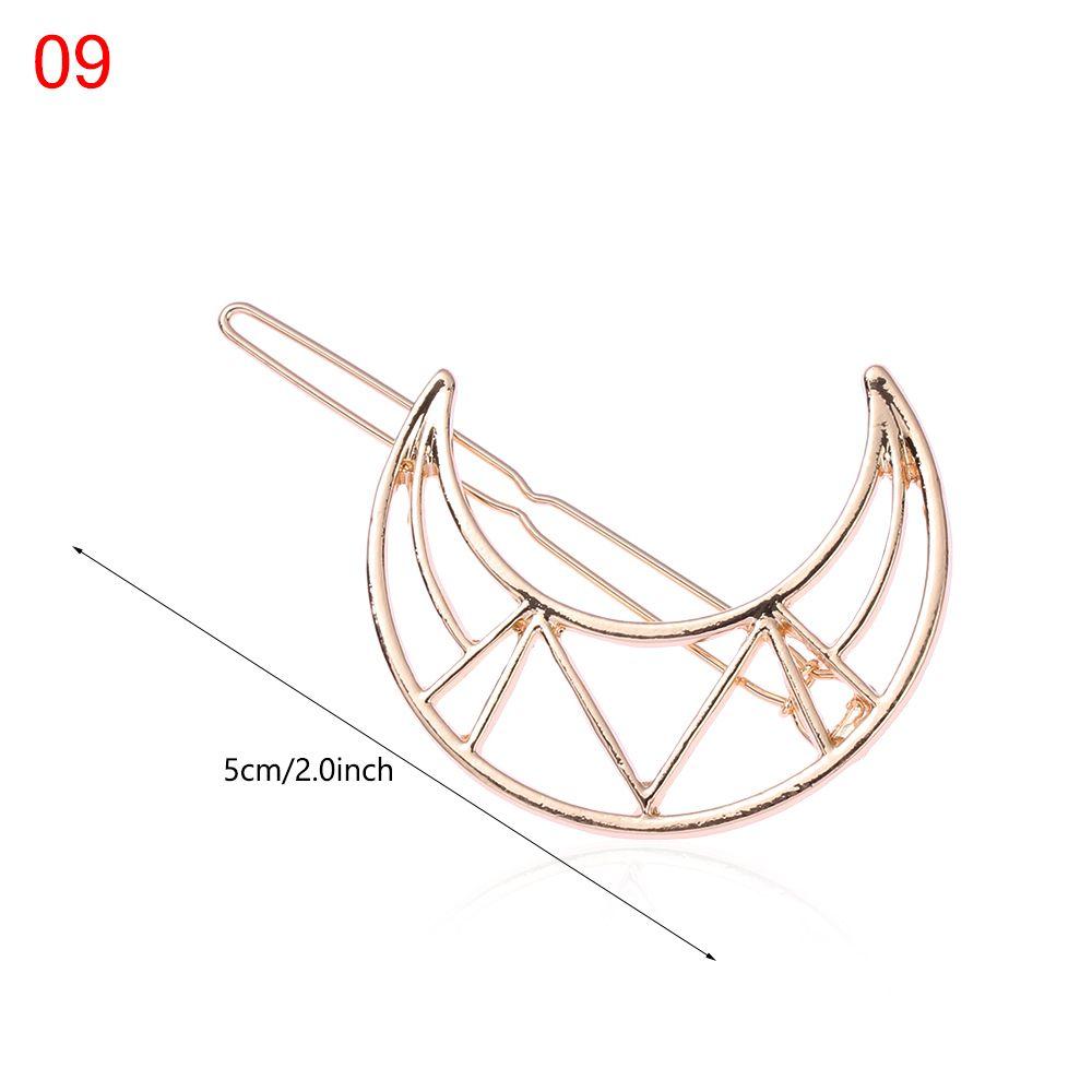 Hair Styling Barrettes Metal Hairclips Star Heart Hair Pins Knot Hair Clip Geometric Hairpins