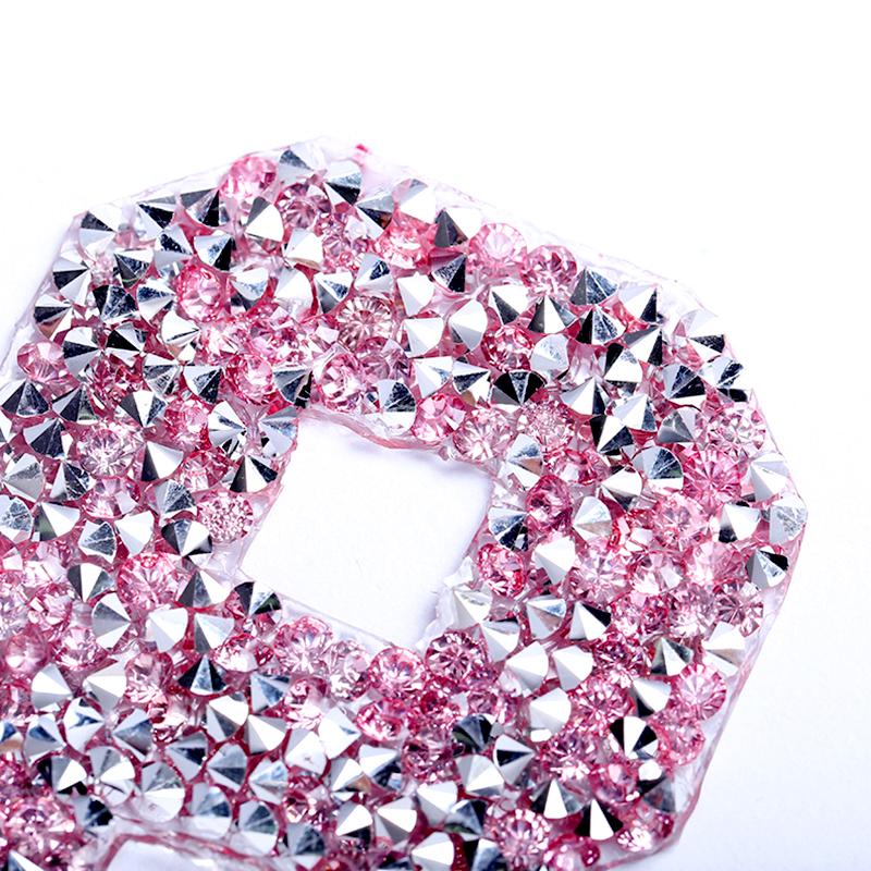 10 шт./компл. модные нашивки со стразами 0-9 цифры одежда значки наклейка аппликация