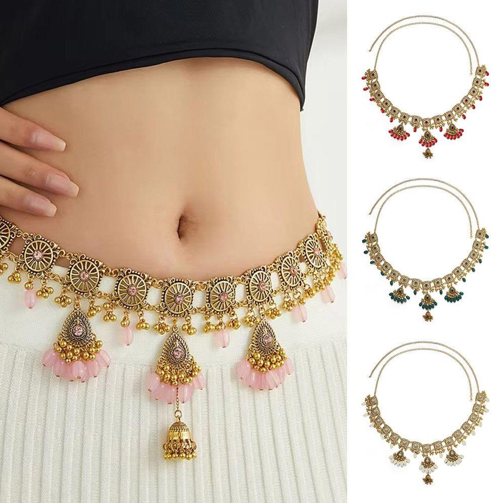 Handmade Waist Chain Bohemian Ethnic Body Jewelry New Resin Beads Chain Women