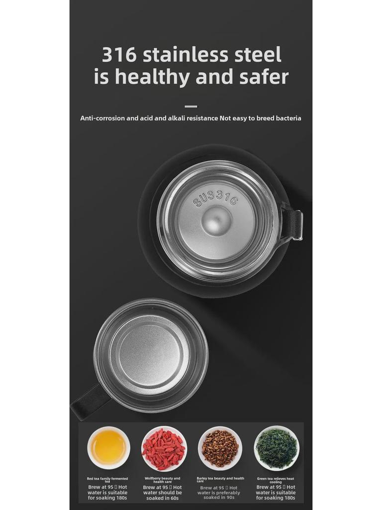 Большая емкость для переноски термоса из нержавеющей стали 316 для мужчин