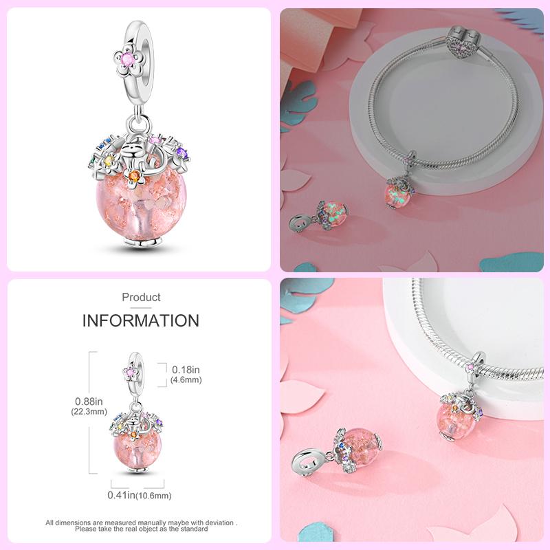 Светящиеся лампочки-шармы подходят для оригинального браслета Qikaola, разноцветные шары, домик-трамвай, бусины, сделай сам, ювелирные изделия, подарок