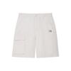 Li-Ning Pinocchio Hand-Painted Cartoon Print Button Casual Shorts Men Bottoms White Sand-Grey AKSS431-1