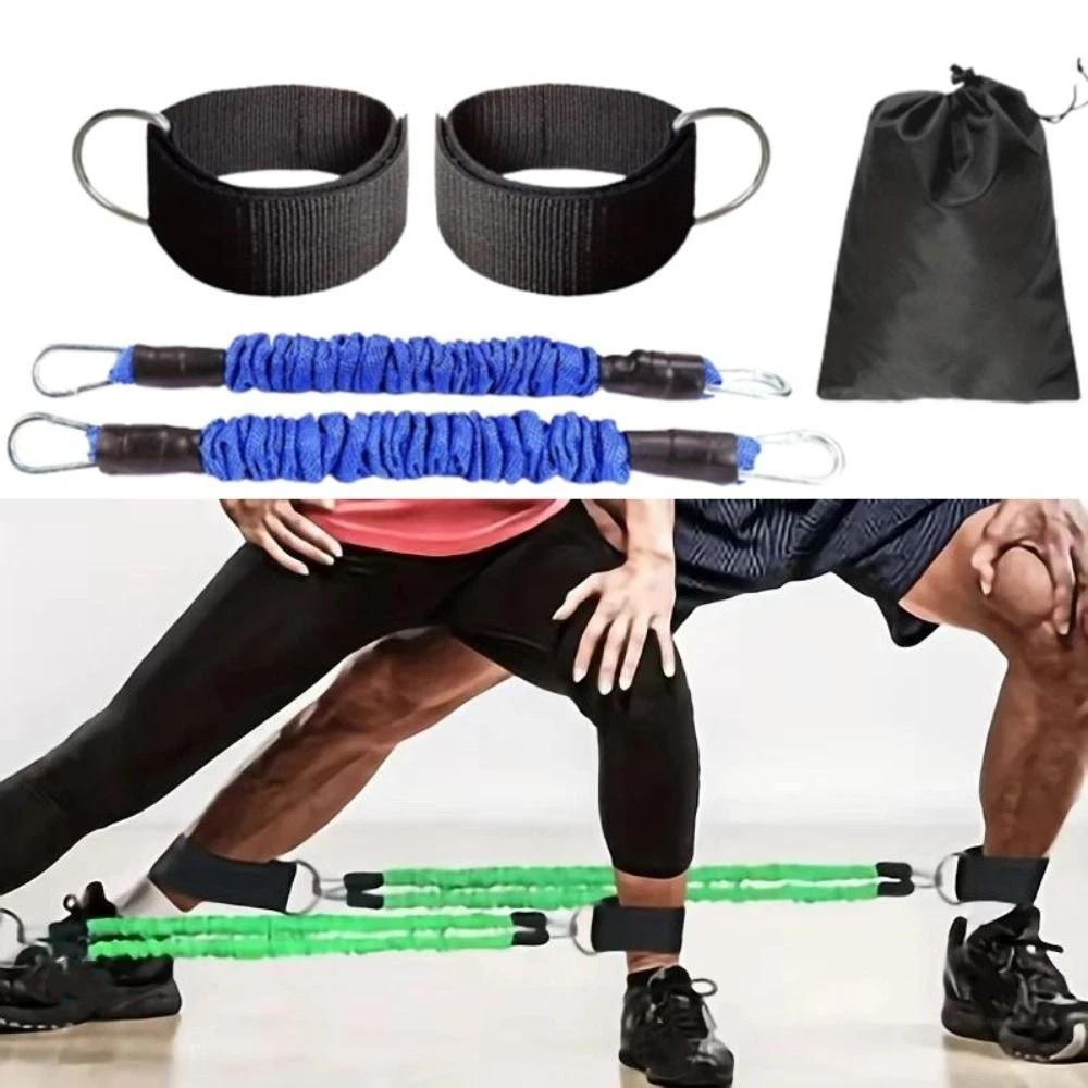 Thicken Taekwondo Training Belt 20LB-80LB Elastic Training Band Resistance Bands Fitness Equipment