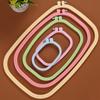 Rectangular Embroidery Hoops Set Candy Color Embroidery Hoops For Diy Embroidery Craft