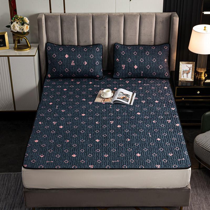 Мягкое постельное белье из хлопка высокого качества, наматрасник, утолщенное стеганое покрывало, эластичные простыни, простыня на подкладке