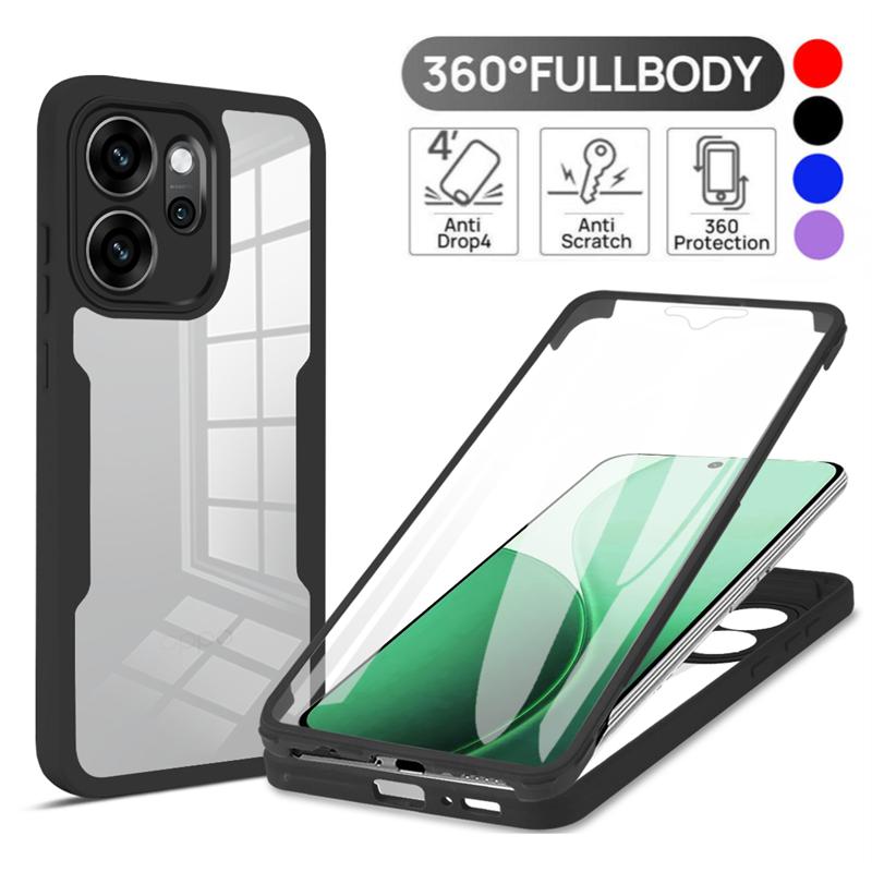 Ударопрочный чехол для OPPO Reno 15F 14F Reno 15 14 Pro Reno14 F FS 5G с защитой всего корпуса, Защитная крышка, Защитное стекло Funda