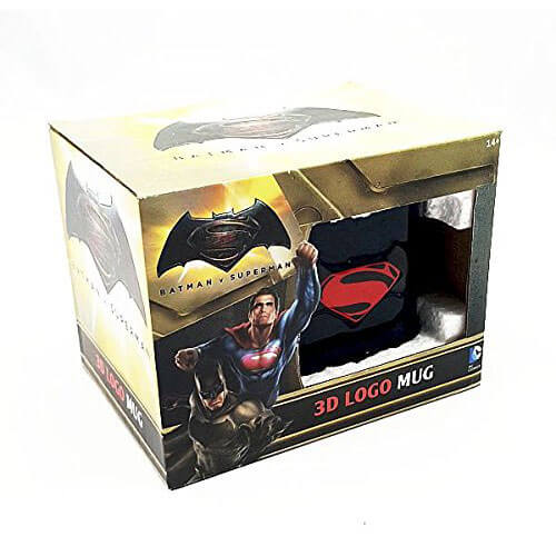 Кружка с логотипом Batman v Superman Dawn of Justice 3D