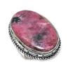 Rhodonite Gemstone Handmade 925 Sterling Silver Jewelry Ring Size 8 G5N43