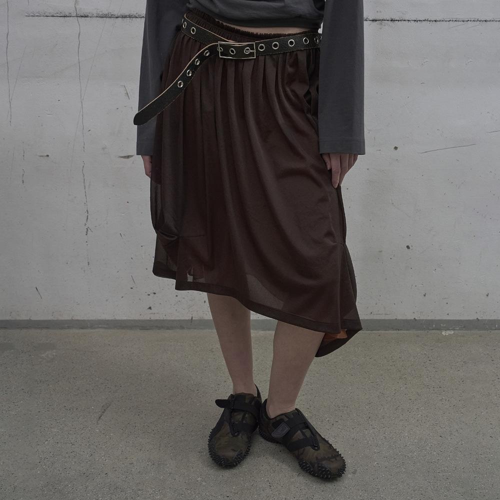 LCDC™ Double Layered Volume Skirt (Brown)