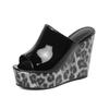 New Wedge Sandals Women Summer Round Head Open Toe Waterproof Platform Non-slip Wear-resistant Fish Mouth High Heels