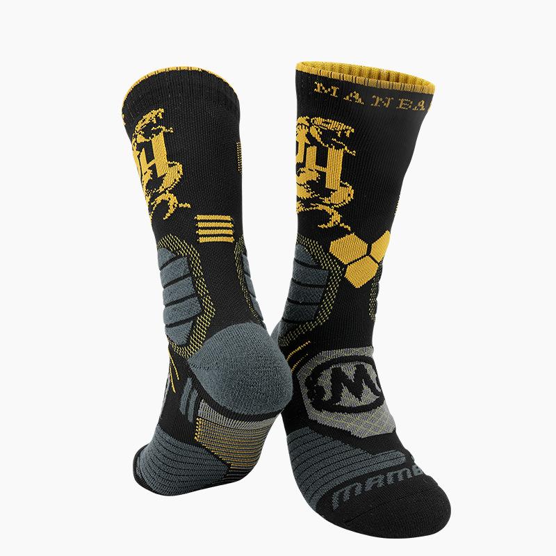 Non-Slip Professional Basketball Socks Men'S Medium Tube American Thickened Towel Bottom Women'S Sweat-Absorbing And Breathable Sports Socks Men'S