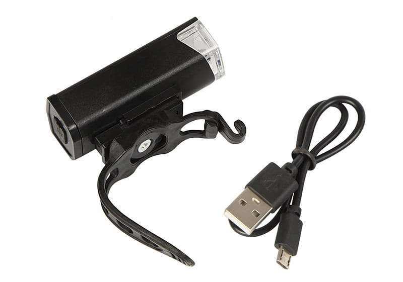LED Front Bicycle Light, 3 Modes, Waterproof, 300 LM, USB, 800mAh