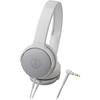 Audio Technica Ath Ar1 Wh Headphones Wired Silver White White