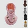 Women Men Scarf Warm Windproof Scarves Thicker Bigger Fleece Collar Hat Autumn Winter Headband
