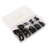75 PCS Lure Fishing Rod Guide Ring Set Single Leg Stainless Steel Ceramic Guide Rings Fishing Gear