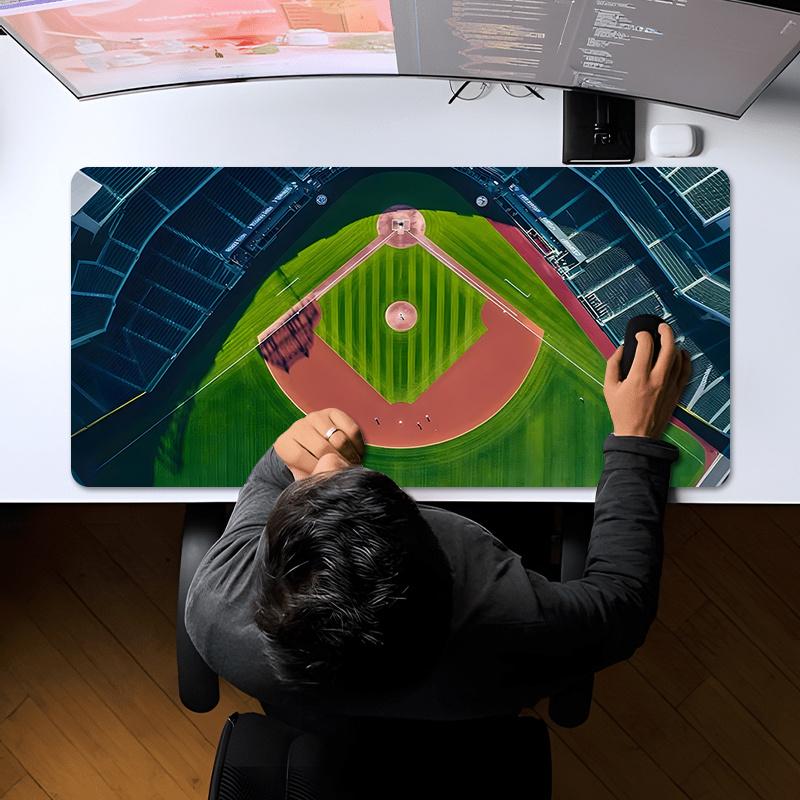 Baseball Stadium Aerial View Mouse Pad Large Rubber Anti-slip PC Desk Accessories Mousepad for Office & Gamer Keyboard Decor Mat