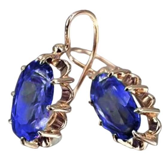 1 пара серег-кольцев, блестящие большие ювелирные изделия со стразами, долговечные висячие серьги на день рождения