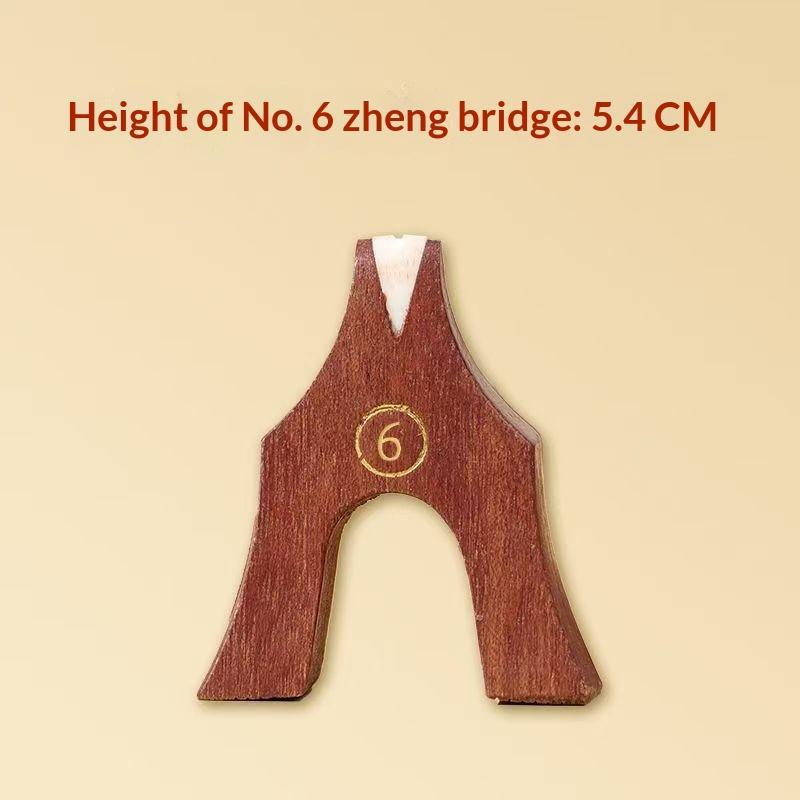 Chinese Guzheng Bridges Redwood Replacement Guzheng Bridge Anti-Slip String Code Support Professional Guzhengs Accessories