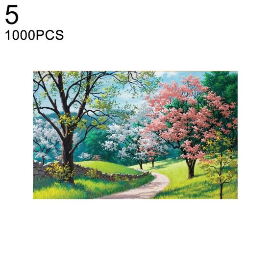 Caihezhi 1000 шт., пазл для взрослых и детей, головоломка, дерево, река, пейзаж, декомпрессионная игра, игрушка в подарок