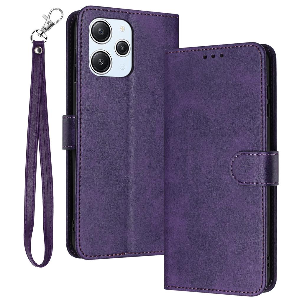 Phone Cases for Xiaomi Redmi 12 4G/5G (Global)/Note 12R 5G/Poco M6 Pro 5G Leather Wallet Stand Phone Cover