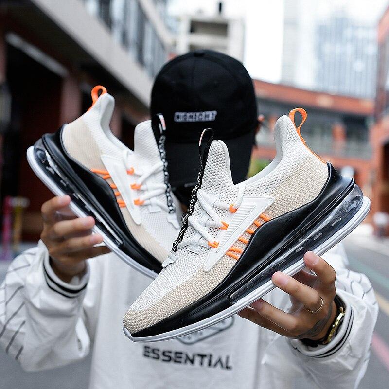 Баскетбольные кроссовки на воздушной подушке, мужские дышащие высокие мужские кроссовки, легкая атлетика, высокое качество, профессиональные массивные спортивные кроссовки