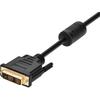 Monoprice 6 футов 28AWG Высокоскоростной кабель-адаптер HDMI - DVI с ферритовыми кольцами - Черный