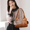 Luxury Bags Women PU Leather Shoulder Bags For Lady Casual Tote Bags Large Capacity Work Vintage Handbags Multifunctional Totes