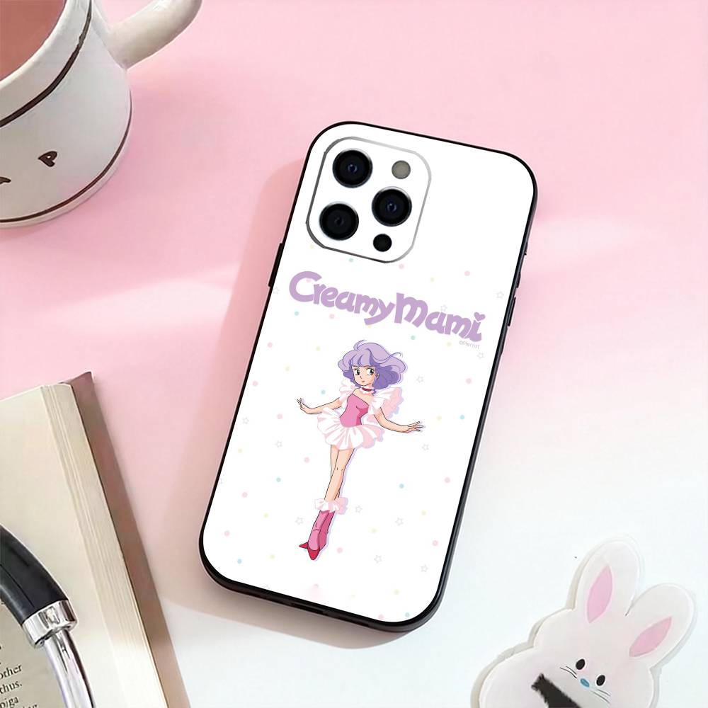 Magical Angel Creamy M-Mami Phone Case For iPhone 17,16,15,14,13,12,11 Plus,Pro,Max,XS Silicone Soft Cover