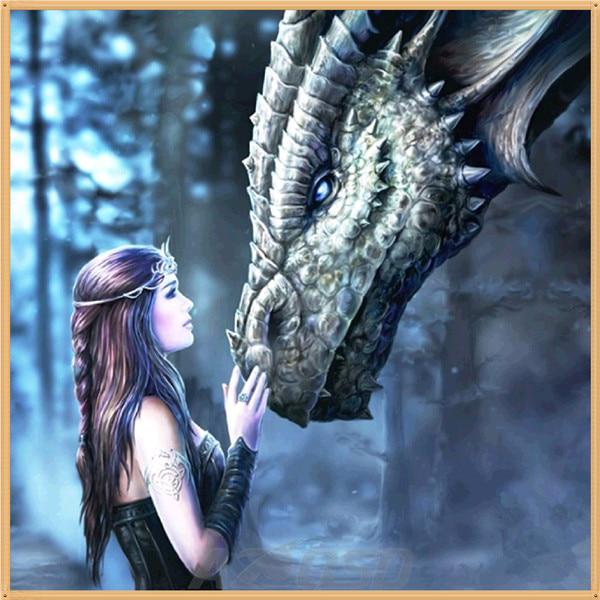 5D DIY Алмазная картина Мультфильм животных Цветок Алмазная вышивка Часть Круглый горный хрусталь Вышивка крестом