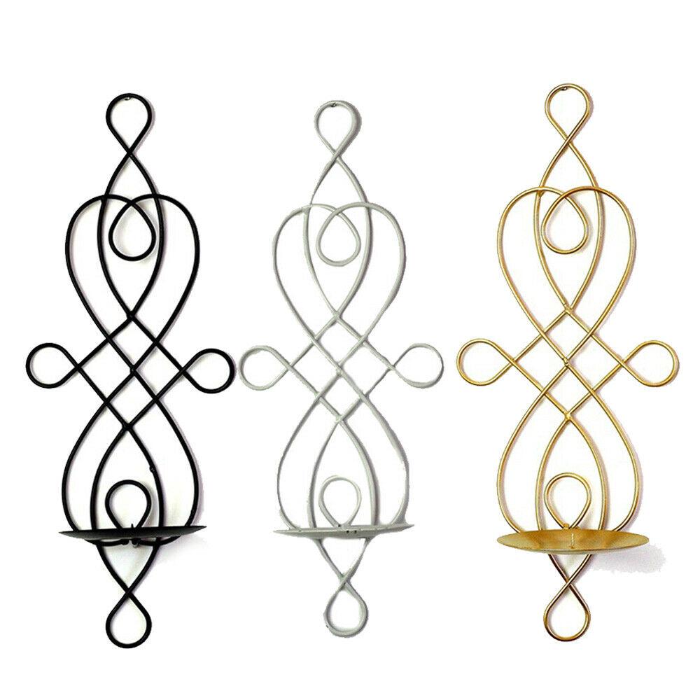 Железный подсвечник в скандинавском стиле, настенный подсвечник, декор для дома и комнаты