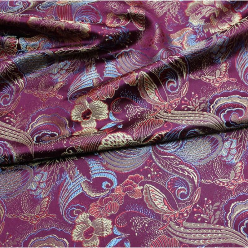 100x75 см жаккардовая шелковая парчовая ткань в китайском стиле китайский хам чонсам одежда декоративная ткань для подушек ткань для подушек